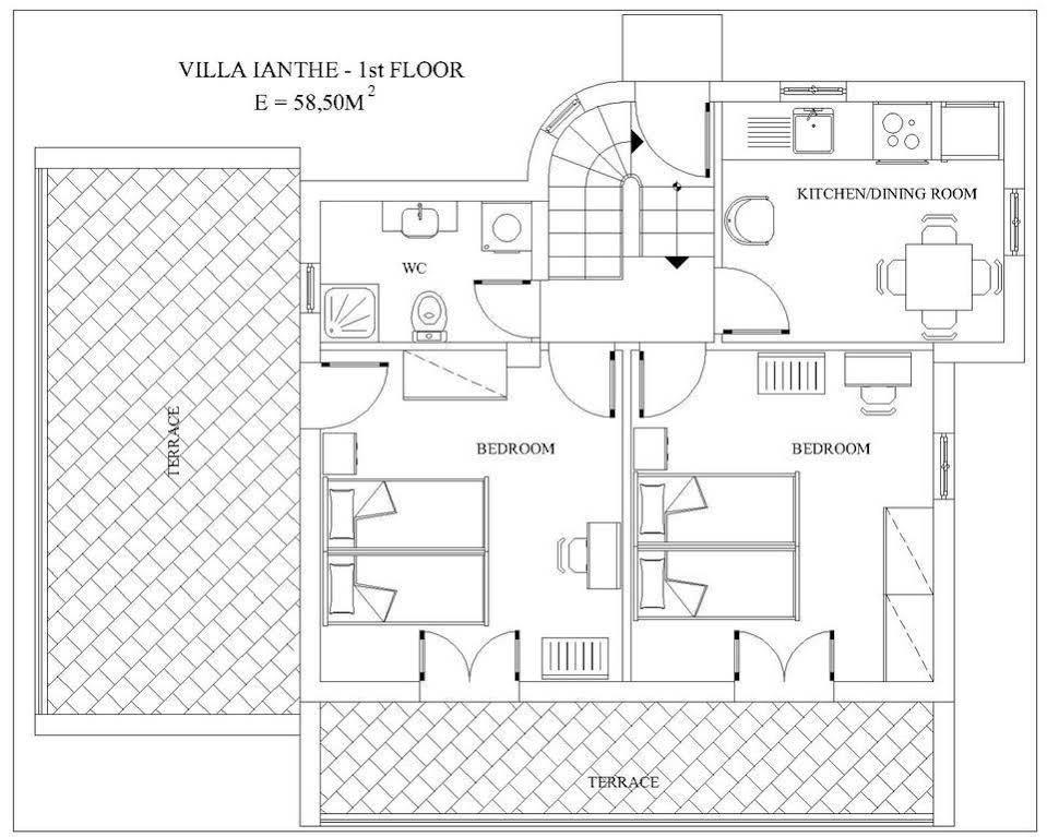 Korallis Villas Livathos  Eksteriør bilde